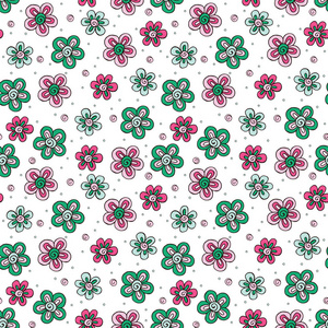 s drawings. Seamless pattern.