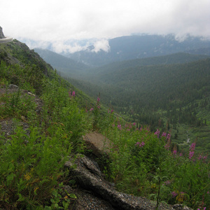 风景秀丽风景与山谷