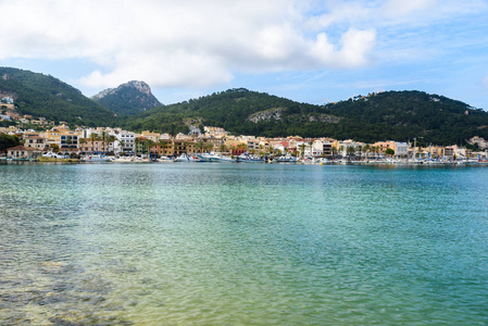 Andratx, Mallorca  old village in bay with beautiful coast