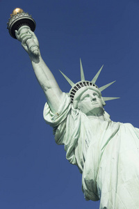 自由女神像的纽约