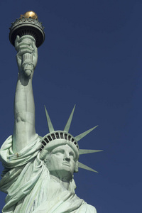 自由女神像的纽约