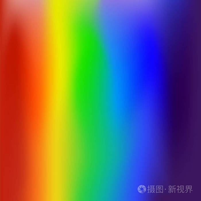 抽象模糊的渐变网格背景在明亮的彩虹颜色.光多色质感
