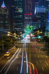 台北夜景未来主义城市