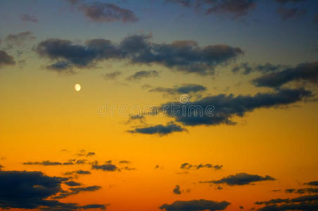 夜空背景。