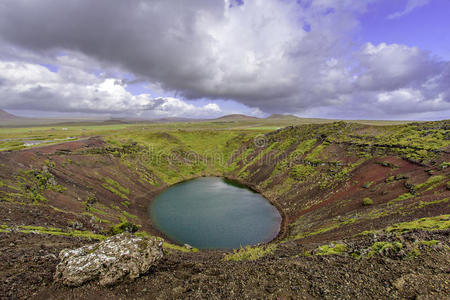 克里德火山口远景