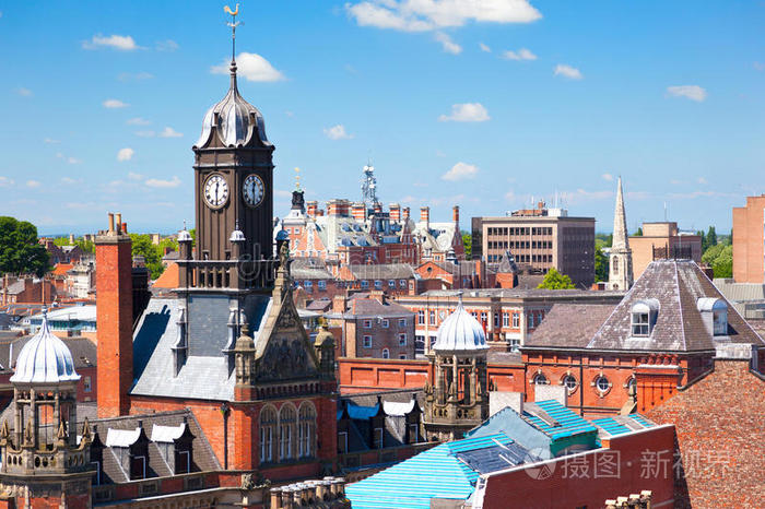 英国约克郡北部约克市城市景观