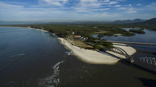 海滩和天堂的地方，精彩的海滩遍布世界各地，Marambaia海滩，里约热内卢，巴西，南美洲。桑德班克，Marambaiamore