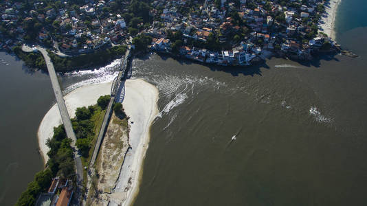 海滩和天堂的地方，精彩的海滩遍布世界各地，Marambaia海滩，里约热内卢，巴西，南美洲。桑德班克，Marambaiamore