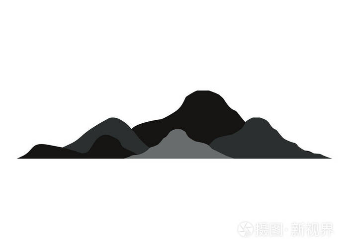 山剪影忽略.