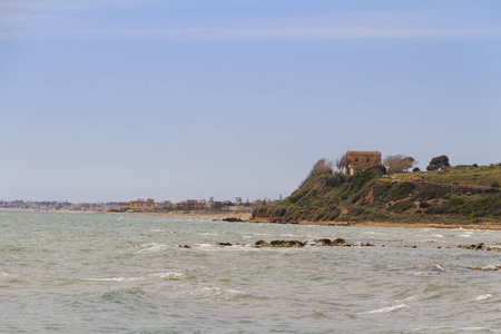 意大利塞利恩特海岸建筑景观