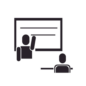 学生图标矢量隔离白色背景为您的网页和移动应用程序设计学生标志概念