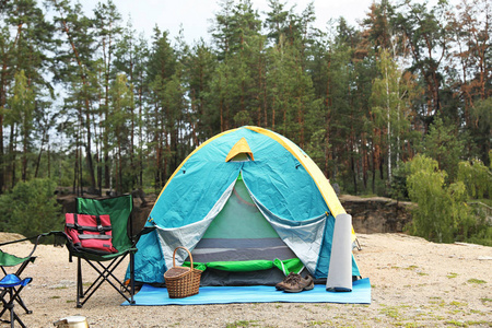 夏日野外露营帐篷及配件