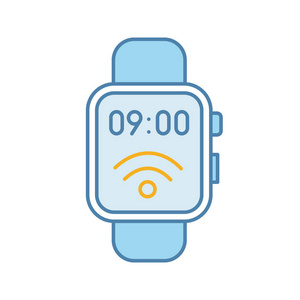 NFC智能手表白色背景图标