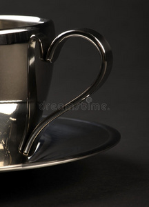 铬合金咖啡杯细节图片