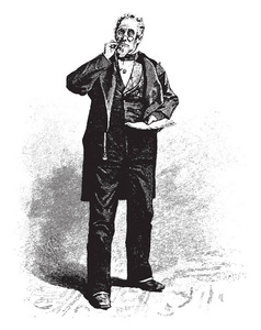 威廉J弗洛伦斯18311891年，他是美国演员作曲家和剧作家和剧作家古画或雕刻插图