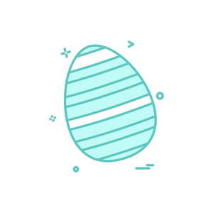 鸡蛋复活节图标矢量设计