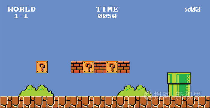 8bitplatformer像素艺术手机游戏资产精灵reskin