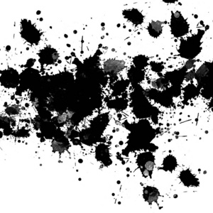 黑色油漆飞溅纹理抽象背景