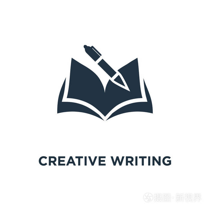 创造性写作和讲故事图标.