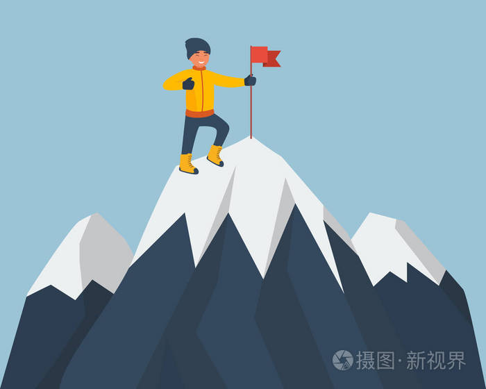 矢量卡通插图在白色背景下被隔离.平面设计风格.矢量插图