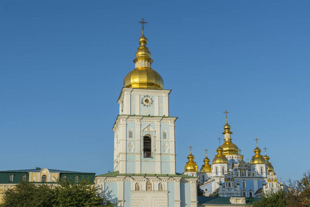 s GoldenDomed Monastery  famous church complex in Kiev, Ukrain