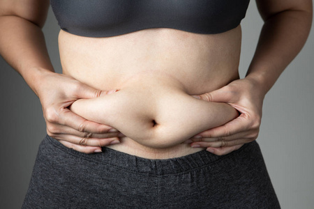 胖女人肚子不健康图片