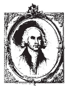 詹姆斯麦迪逊17511836他是一位美国，1809年至1817年美国第四任总统，是一位绘制或雕刻插图的老式线条画或雕刻插