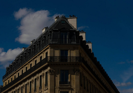 美丽的街道拍摄巴黎法国