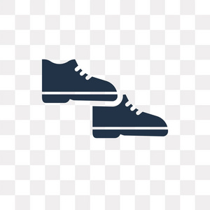 鞋矢量图标隔离在透明背景鞋透明概念可以使用网络和移动