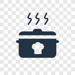 时尚设计风格的烹饪图标。 烹饪图标隔离在透明背景上。 烹饪矢量图标简单和现代平面符号的网站移动标志应用程序UI。 烹饪图标矢量插