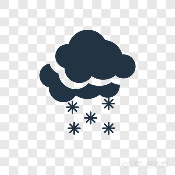 雪矢量图标简单和现代平面符号的网站移动标志应用程序ui.