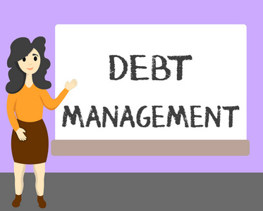 文字写债务管理。债务人与债权人之间正式协议的商业概念