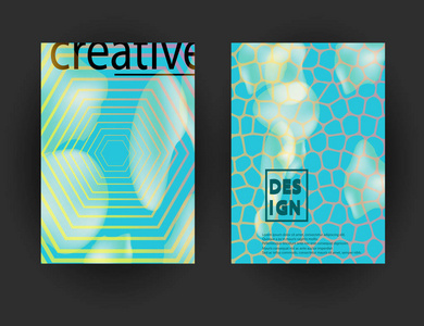 现代抽象的彩色流体形状构成海报设计。 最小的布里奇封面为传单封面小册子。 矢量模板