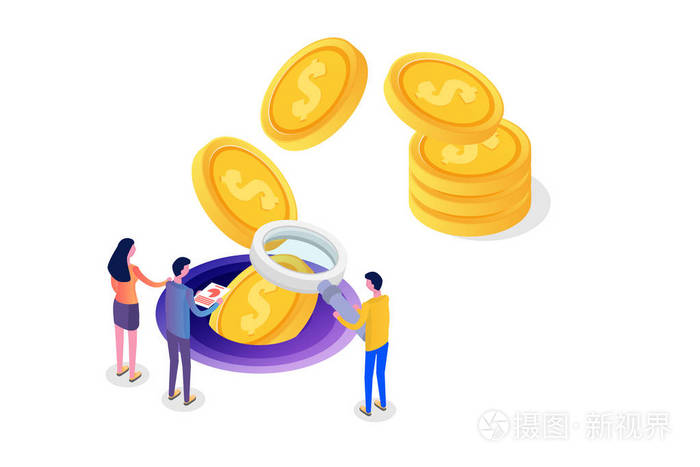 财务管理审查员审计等距概念与字符. 公司税收和账户.