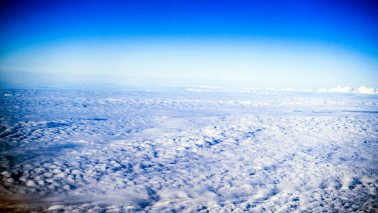 云彩, 飞机窗口