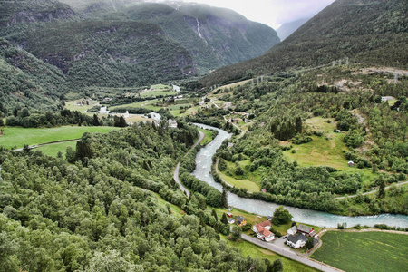 s summer Norwegian landscape