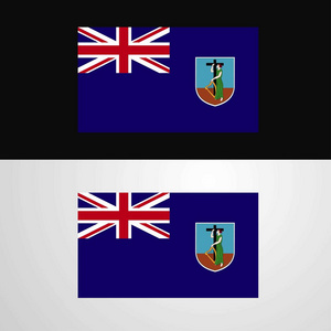 蒙特塞拉特旗帜横幅设计