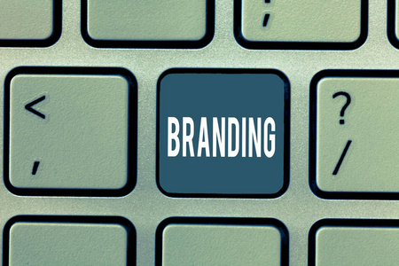 文字品牌书写。将品牌名称分配给某种业务营销策略的业务概念