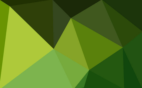 浅绿色矢量抽象纹理多边形背景。 模糊三角形设计。 模式可用于背景。