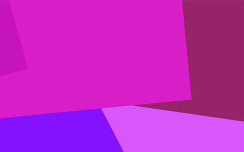 深紫色粉红色矢量多边形插图由矩形组成。 为您的业务设计矩形。 创造性的几何背景折纸风格与梯度。