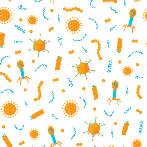 细菌和病毒向量概念