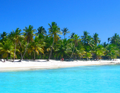 多米尼加共和国索纳岛加勒比海热带海滩