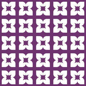 矢量无缝图案。紫色现代时尚质感白色背景。重复几何图形。当代平面设计。