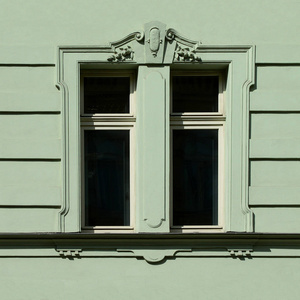 古建筑的窗户