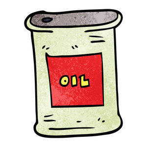 卡通涂鸦橄榄油