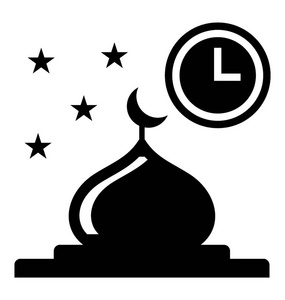 马斯吉德与时钟象征阿丹时间