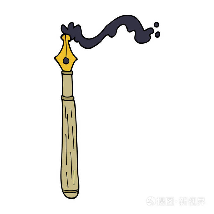 卡通涂鸦钢笔