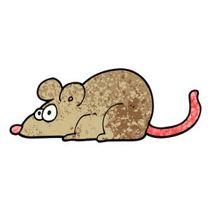格朗格纹理插图卡通鼠