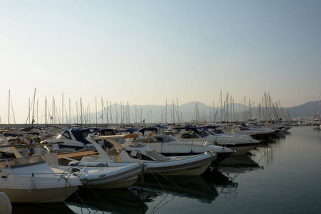 Arechi port, in Salerno, Italy.