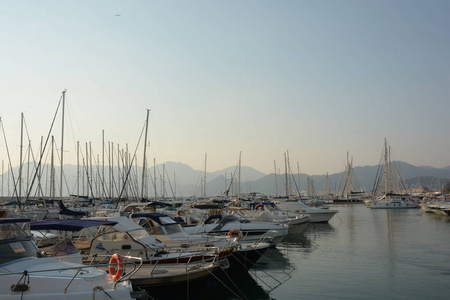 Arechi port, in Salerno, Italy.